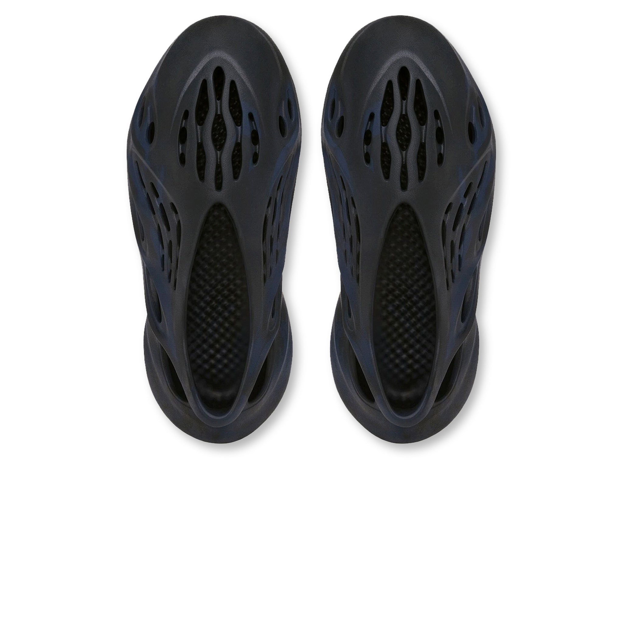 Top down view of Adidas Yeezy Foam RNNR Mineral Blue GV7903